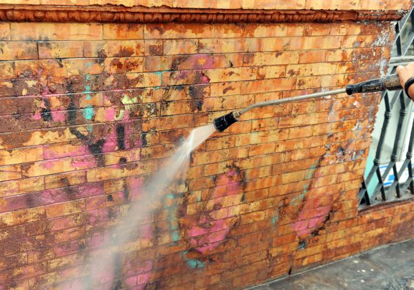 Cost of Brick Graffiti Cleaning in Camarillo